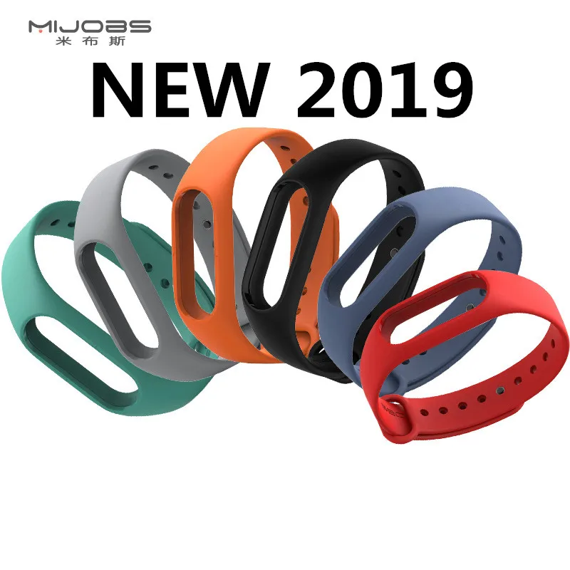 Mi jobs браслет для Xiaomi mi Band 2 ремешок силиконовый браслет для mi band 2 Correa Смарт аксессуары mi Band 2 Браслет ремешок