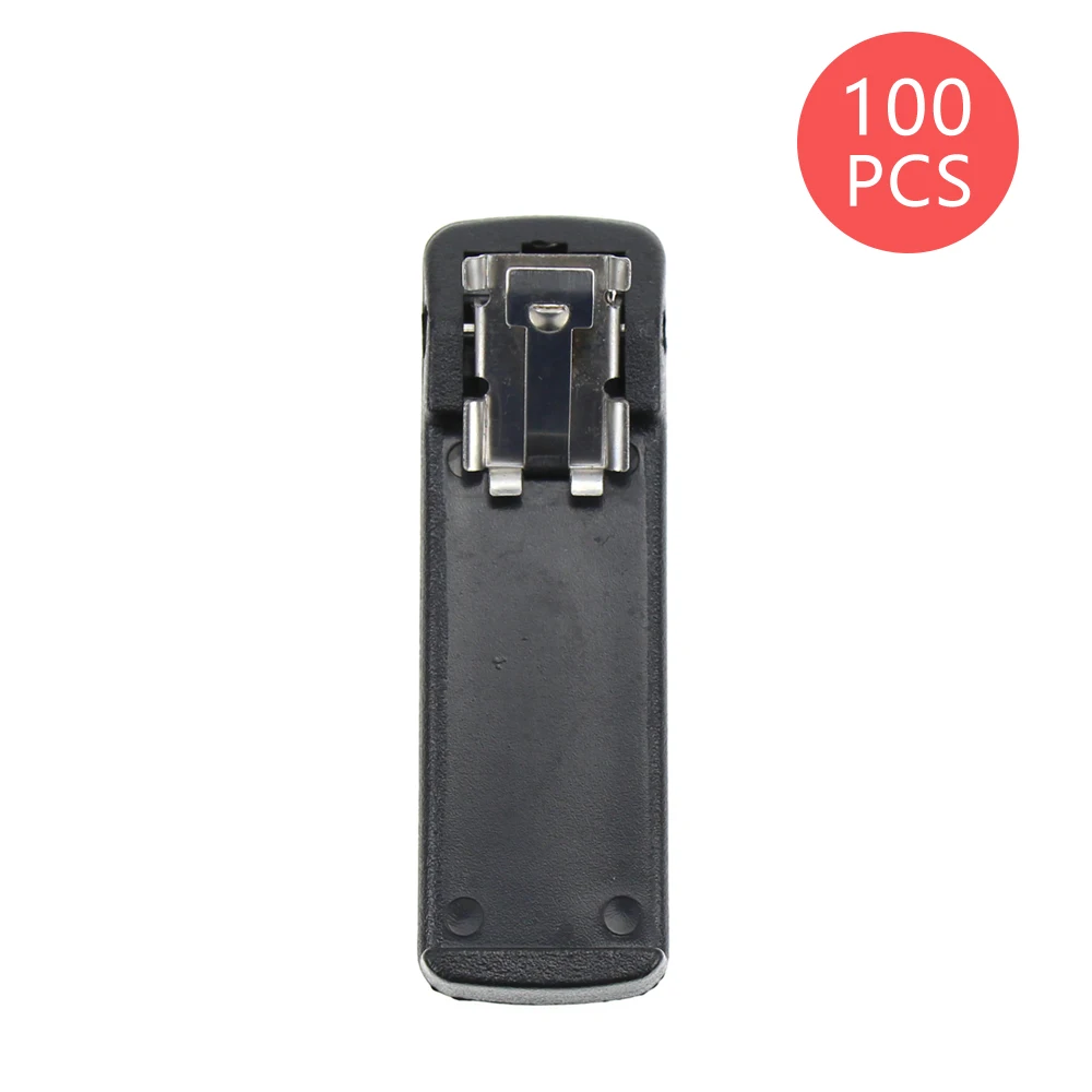 100X Зажим для ремня для Motorola MTX-LS MTZ2000 PTX1200 JT1000 двухстороннее радио - Цвет: Black