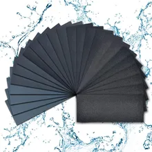 Ensemble de papiers de verre abrasifs à sec, grain 2000/2500/3000/5000/7000, 25 pièces, pour bois, métal, polissage automobile