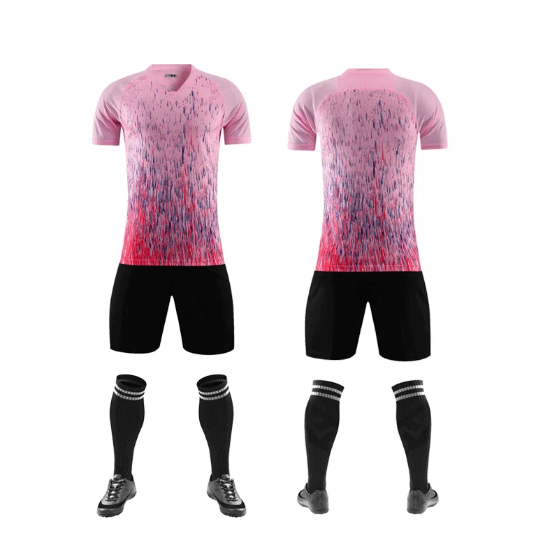 Conjunto de camisetas de fútbol para hombre y mujer, uniforme de entrenamiento de fútbol, chándal de equipo de fútbol en blanco con estampado, novedad de de fútbol| - AliExpress