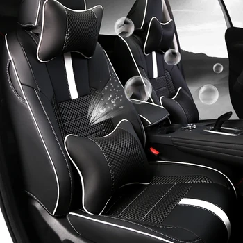 

Lsrtw2017 Leather Car Seat Cover for Great Wall Haval F7 F7x Waterproof Breathable Interior Accessories