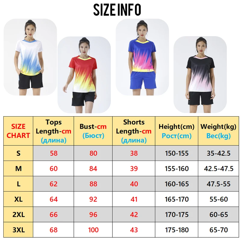 Badminton Shirt Shorts Team Sportswear Uniforms Women Running Training 2pcs Fitness Exercise Breathable Table Tennis Sets