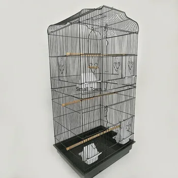 

Large metal bird cage decoration three layers parrot myna wire cage bird bed chastity cage bird house pet supplies