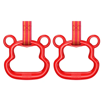 

Kids Gym Ring Strong Bearing Adjustable Length Strength Training Home Workout Body Building Children Adults Easy Install Pull Up