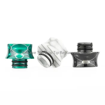 

Wide bore Epoxy Snake Skin Recurve 510 Drip Tip Replacement for VWM integra rta/SKRR-S Mini/uwell crown 4 IV