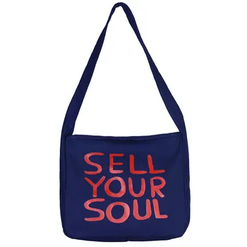

Fashion Women Canvas Package Printing Letter Shoulder Bags Large Capacity Shopping Bag European And American Popular Bag 1217