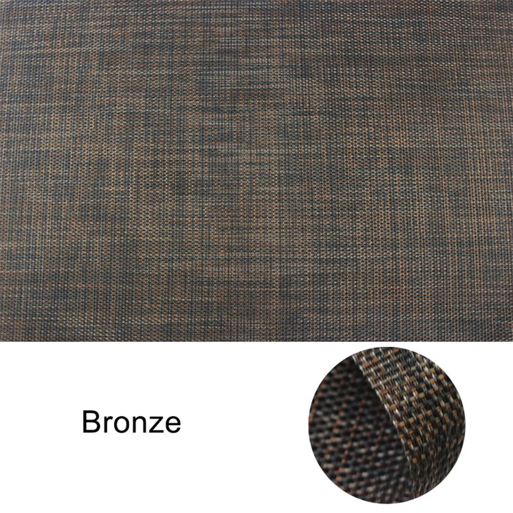 Bronze Горячая 6 шт. теплоизоляция Защита окружающей среды Нескользящие салфетки простой цвет пластиковый коврик TI99 - Цвет: Bronze