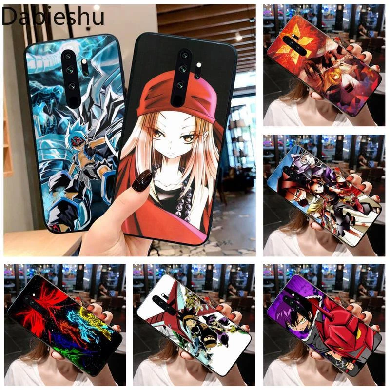 Anime Shaman King Silicone Black Phone Case For Redmi Note 9 8 8t 8a 7 6 6a Go Pro Max Redmi 9 K K30 Phone Case Covers Aliexpress