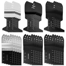 Hoja de sierra oscilante multiherramienta para Fein Bosch Multimaster Makita Bosch, herramientas de corte de madera para renovador de hojas eléctricas, 10 31 piezas