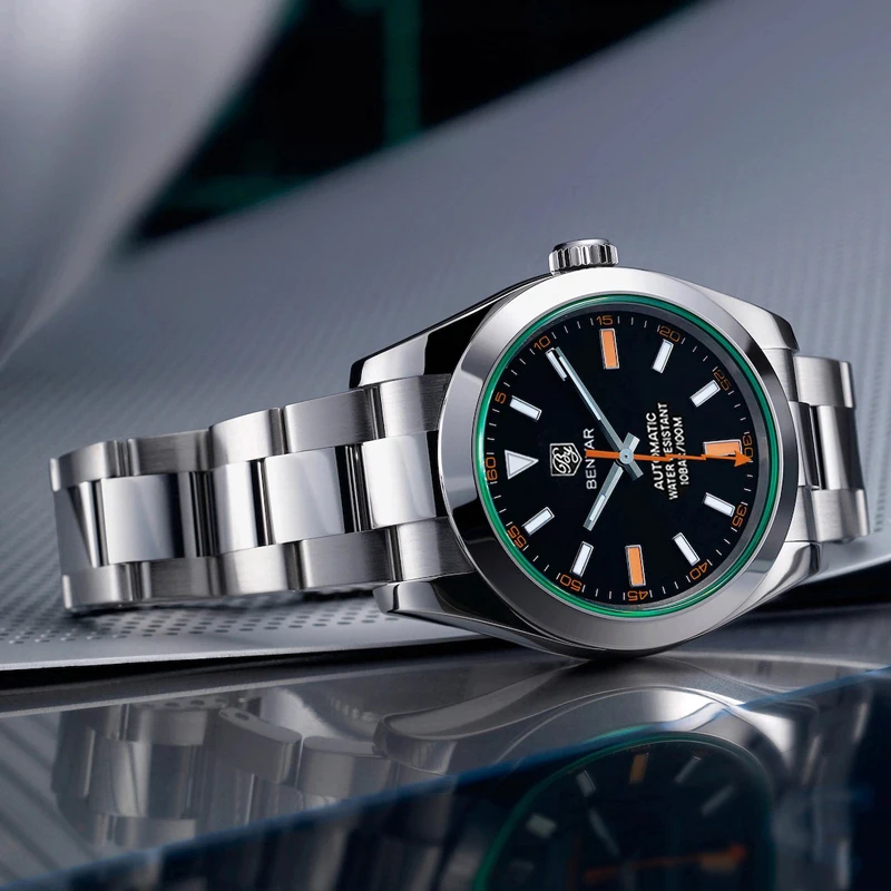 

BENYAR New Watches Mens 2020 Luxury Stainless Steel Mechanical Automatic Men Watch Top Brand Waterproof Sport Watch Reloj Hombre