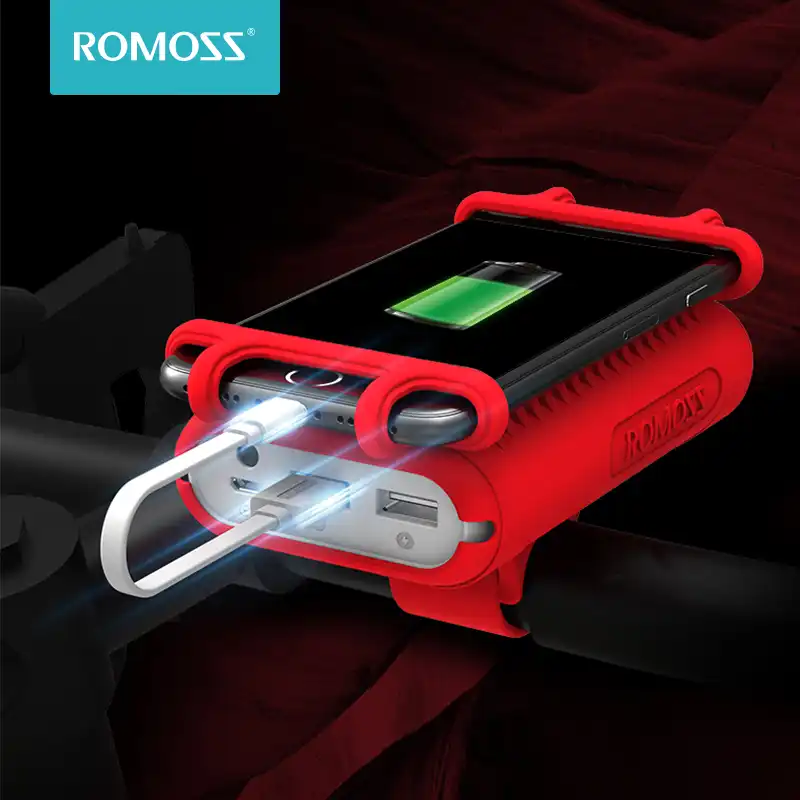 bike phone mount with battery