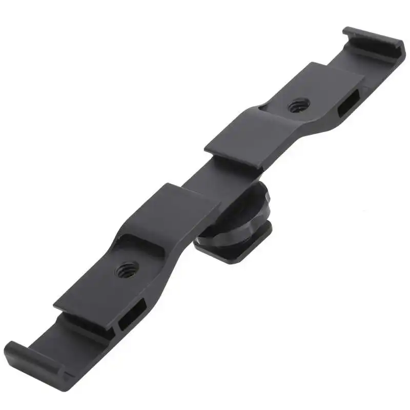 Aluminum Alloy Camera Cold Shoe Mount Adapter Extension Bar Vlog Camera Bracket For DSLR Monitor LED Light Microphone camera mount adapter