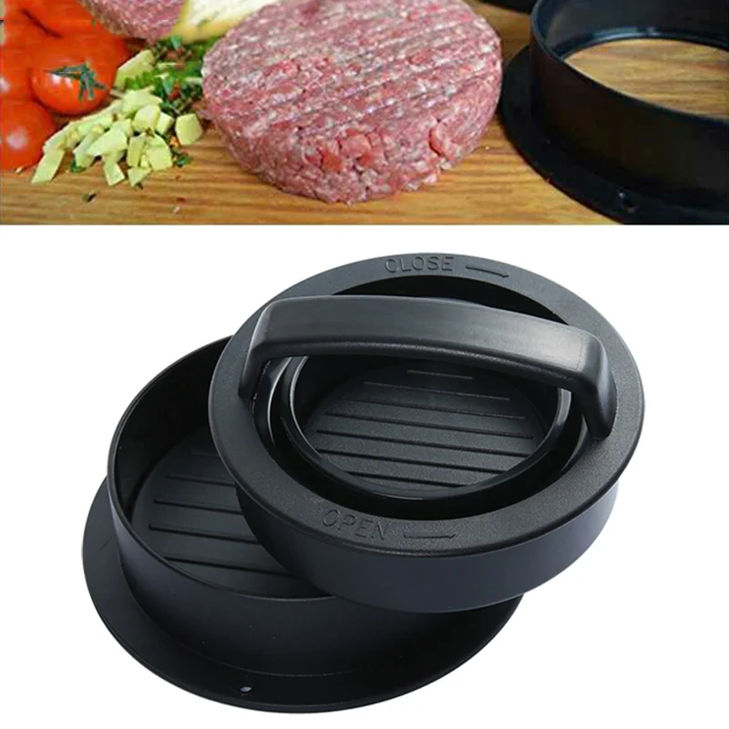 

1 Set High Quality 3-in-1 Non-stick Kitchen DIY Stuffed Burger Meatball Maker Presses Hamburger Tool Patty Maker and Sliders