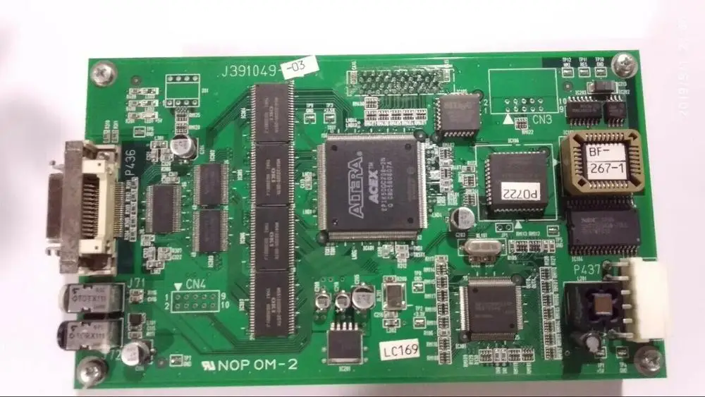 Бывший в употреблении интерфейс для сканера ПК PCB J391049/фотография