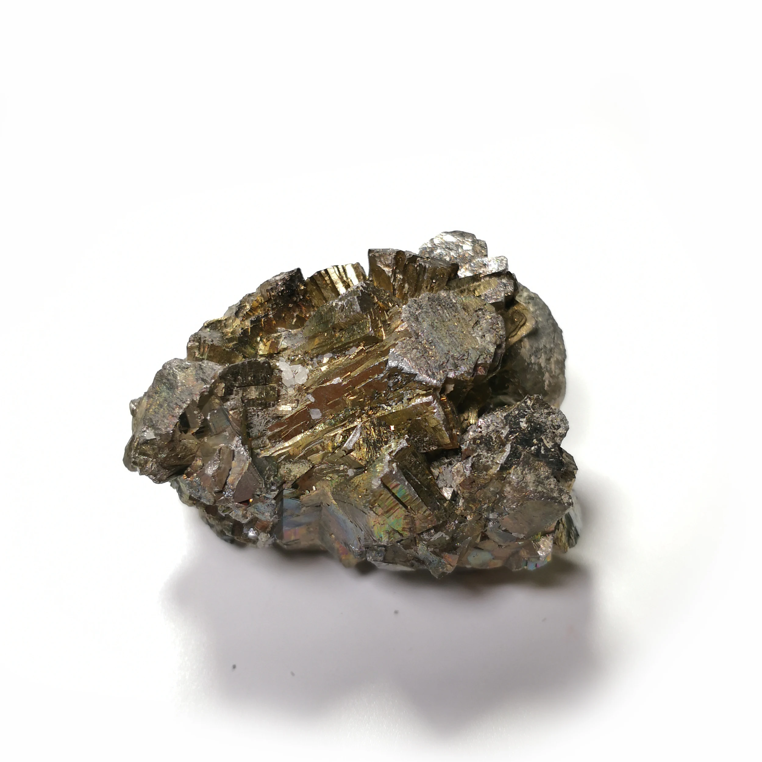 165 г натуральный камень и кварц Arsenopyrite ilvaite ore образец Кристалл F1