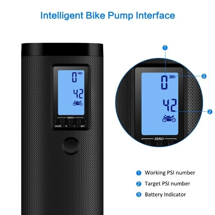 NEWO Bicycle Bike Tire Inflator Air Pump