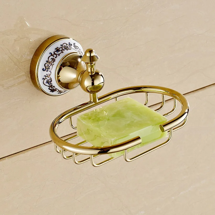 SoapDishHolder Золотой мешок для ванны, керамика, керамическая основа, мыльница, продукты для ванны(kd501 - Цвет: SoapDishHolder