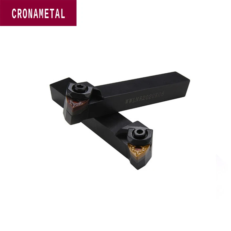 

CRONAMETAL External 45° Turning Tool CNC Lathe Tool holder WWLNR2020K08/2525M08
