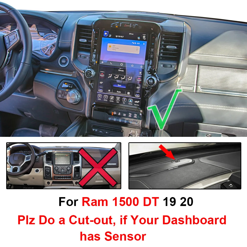 Dashboard Cover For Dodge Ram 1500 2019 