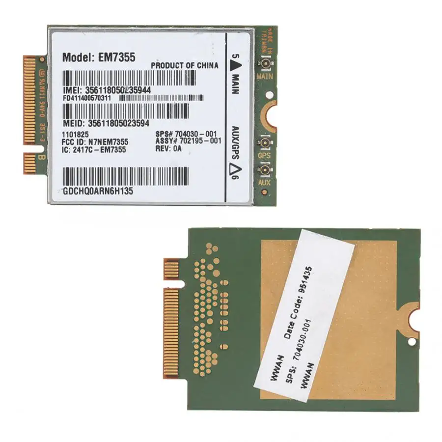 EM7355 100 Мбит/с 4G LTE модуль для hp EliteBook 820/840 G1/ZBook 14/15/17704030-001 модуль