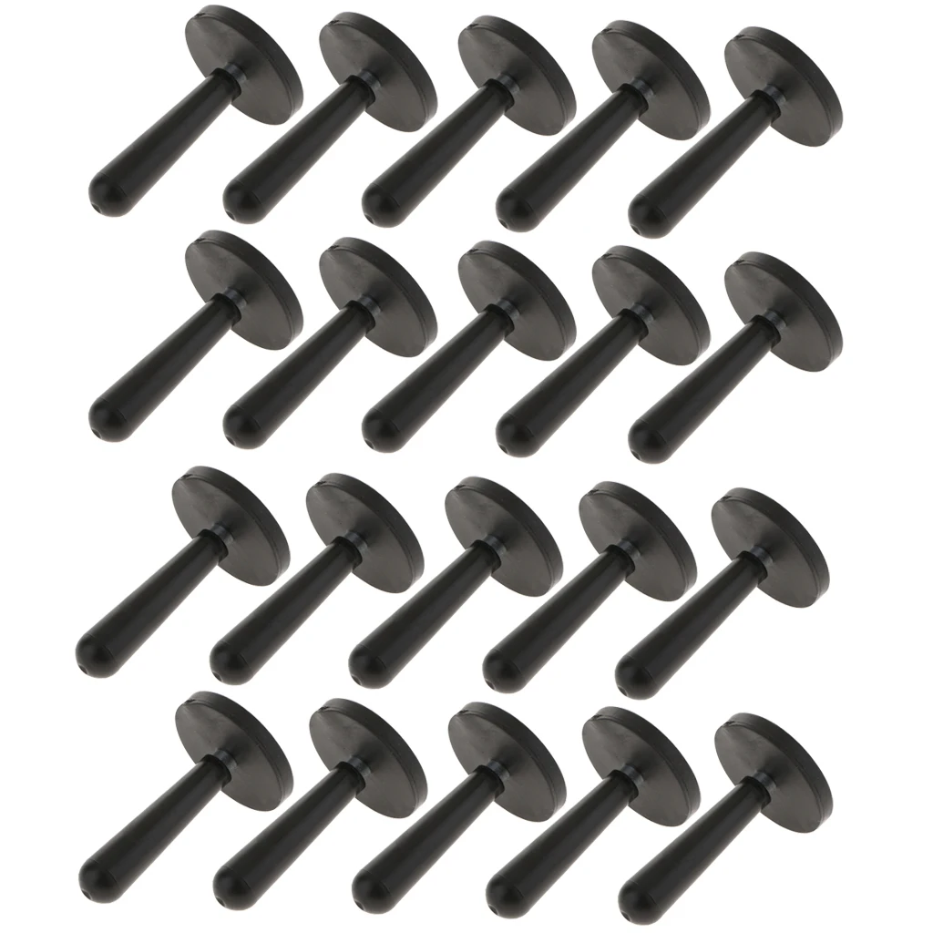 20x Black Car Vehicle Vinyl Wrap Grippers Magnets Holders for Graphics Positioning Car Wrapping Sign Making Vinyl Tools