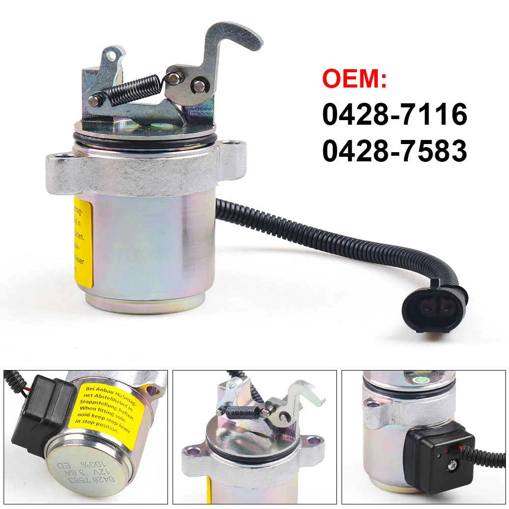 Новый 12V топлива выключение электромагнитный клапан 04287583 0428-7583 0428-7116 для Запасные