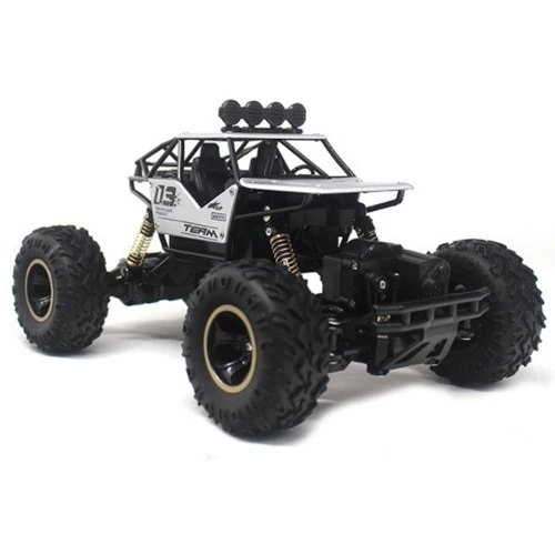 Мини RC автомобиль 4WD 4x4 Электрический пульт дистанционного управления Дрифт игрушка модель Bigfoot мини-автомобили на радиоуправлении светодиодный привод внедорожные Игрушки для мальчиков - Цвет: Белый