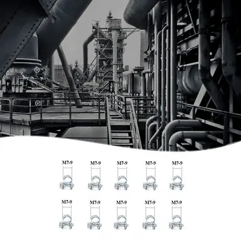 

10Pcs Mini Clamp 7-18Mm / Fuel Pipe Hose Clamp / Air Hose Clamp Auto Parts