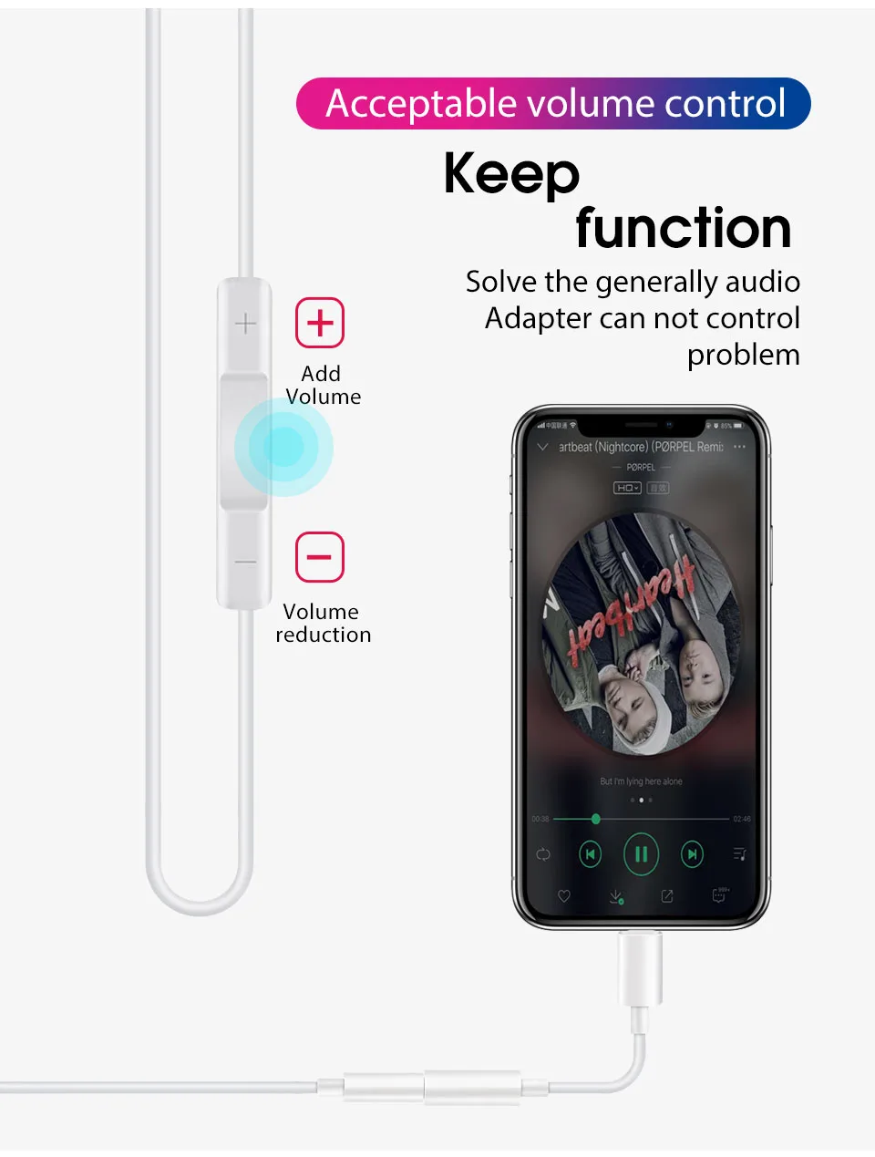 Для iOS 12 музыкальный адаптер для наушников iPhone 7 8 X AUX адаптер для Lightning Female до 3,5 мм Мужские Адаптеры кабель для подключения наушников