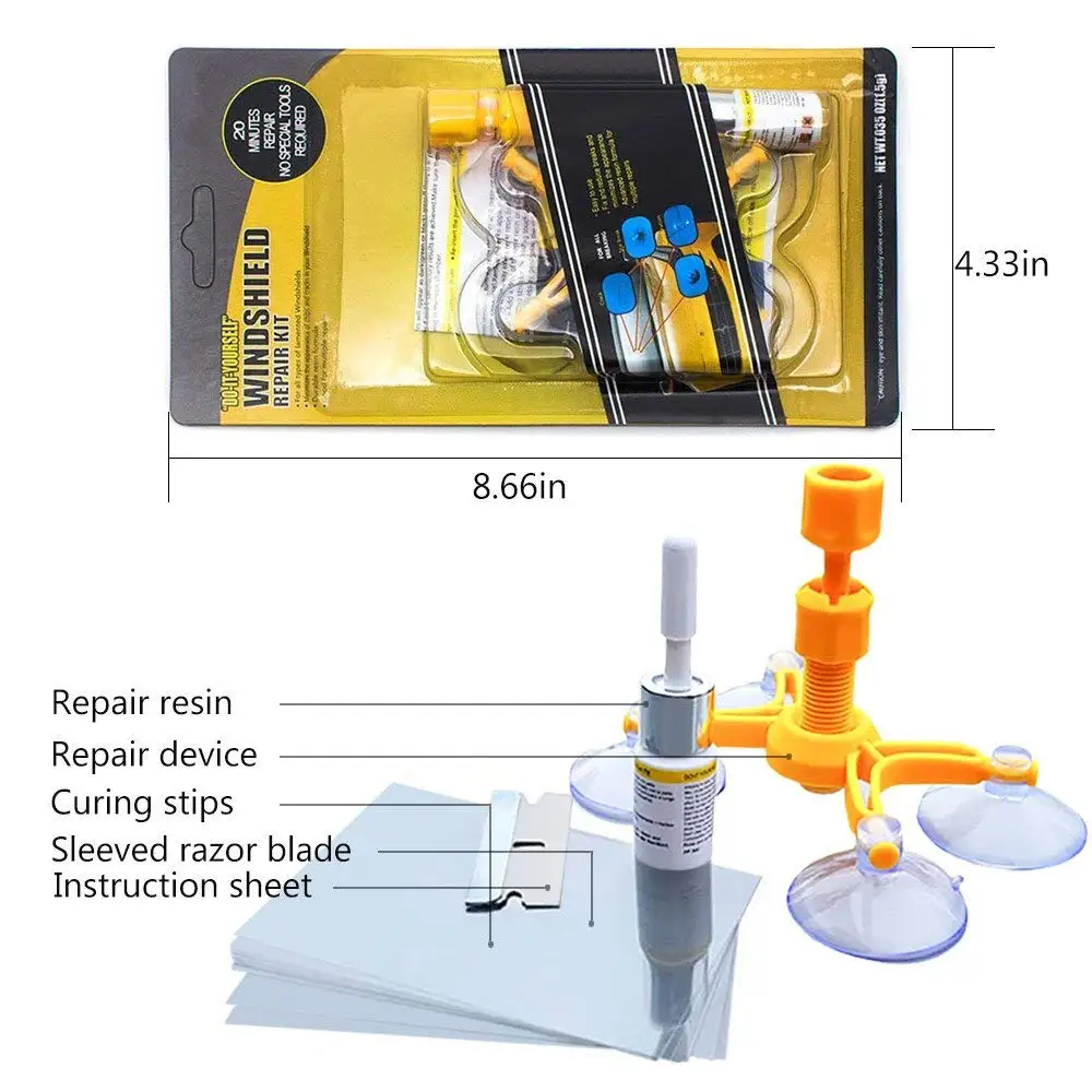 Professional Windshield Repair Kit Wind screen crack glass repair windshield kits for car auto scratch Professional Windshield Repair Kit Wind screen crack glass repair windshield kits for car auto scratch