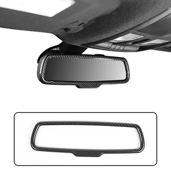

Carbon Fiber Interior Rearview Mirror Cover Trim for Dodge Challenger 2015-2019