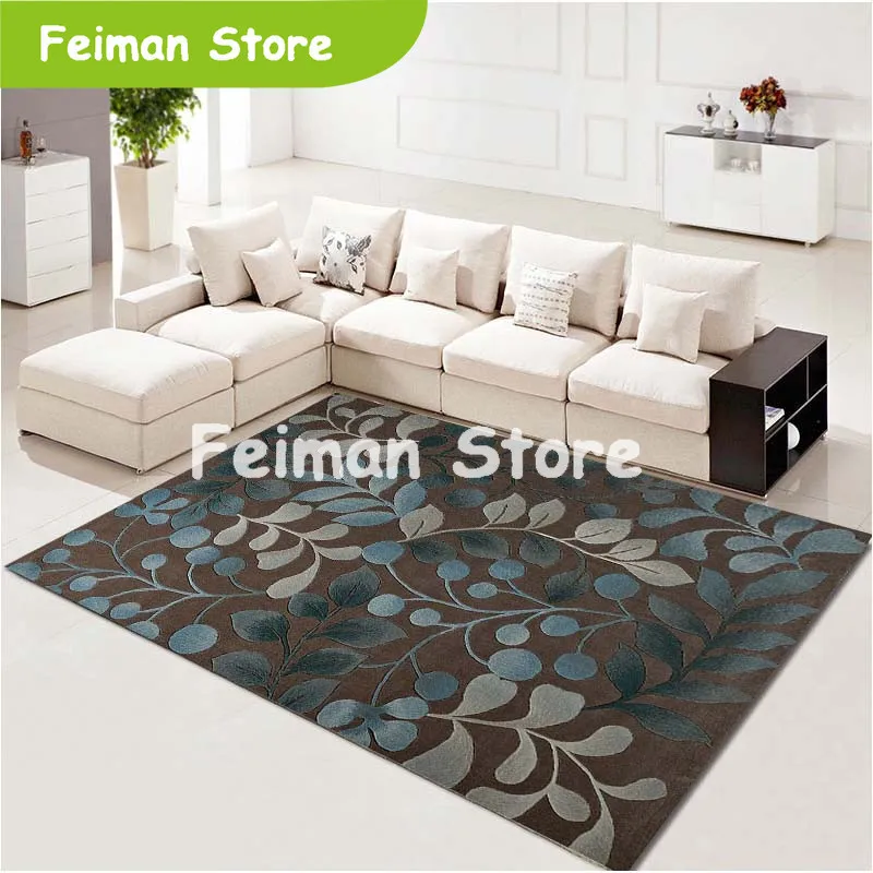 Скандинавский Абстрактный Цветочный художественный ковер для гостиной спальни