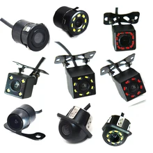 Car Rear View Camera 4 LED Night Vision Reversing Auto Parking Monitor CCD Waterproof 170 Degree HD Video