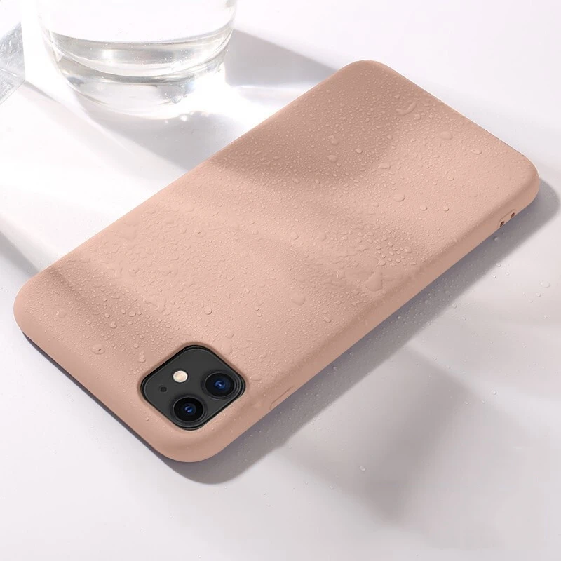 Жидкий чехол для Apple iPhone 11 Pro Max TPU силиконовый мягкий чехол для iPhone 11/11 Pro матовый цвет задняя крышка чехол capa