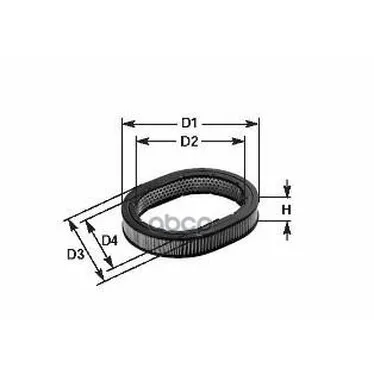 Фильтр Воздушный Honda: Accord Iii 85-89, Accord Iii Aerodeck 85-89 Clean filters арт. MA596