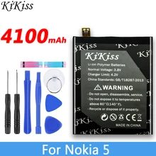 HE336 HE321 4100 MAh Baterai untuk Nokia 5 Dual SIM, 5 Premium Edition Dual Sim, HMD, nokia 5 Ta-1044 Tinggi Kapasitas(China)