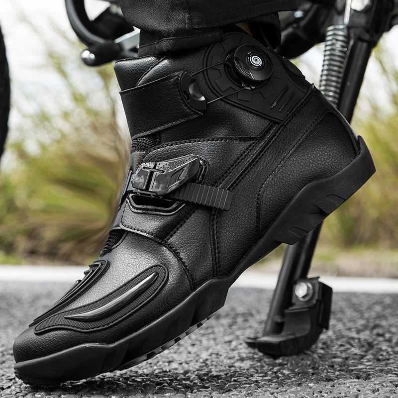 Motorcycle shoes motorcycle riding shoes male rider four seasons off-road motorcycle  boots racing short boots four seasons