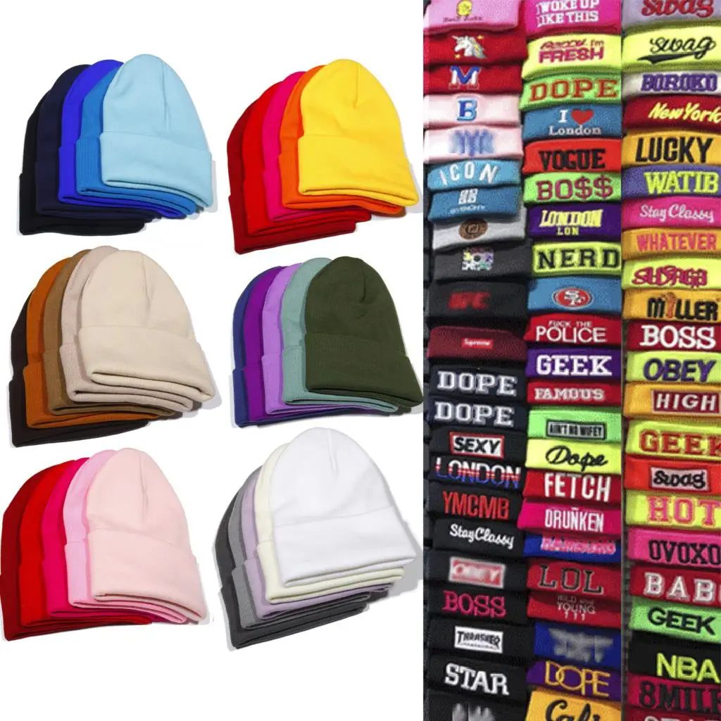 Embroidered Custom Logo Text Name 