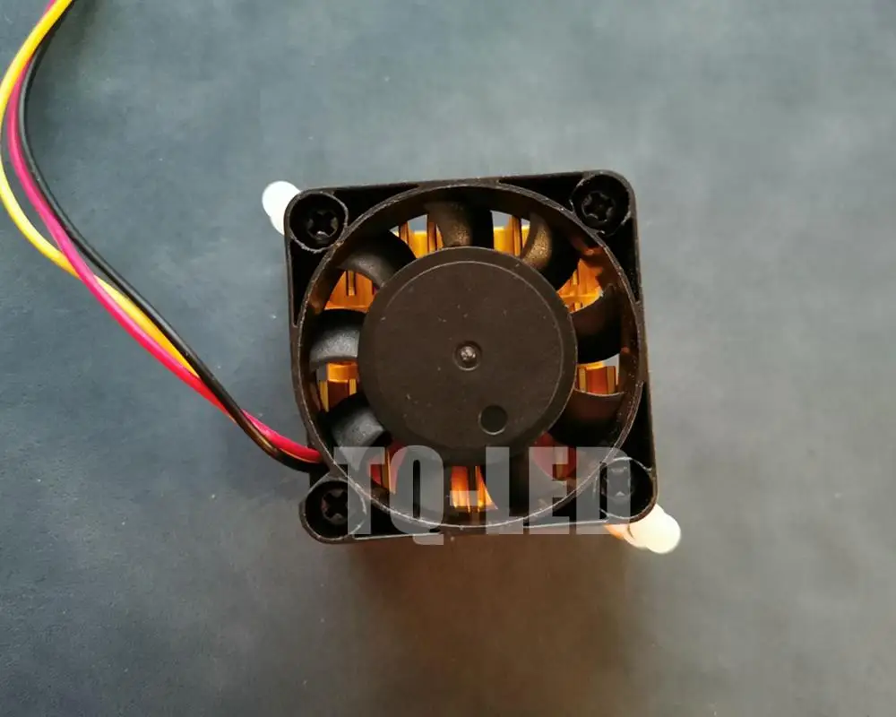 12V Aluminum Led Radiator with Fan for 3W 5W 10W 20W High Power Led Hole distance 60mm Heatisnk with Fan
