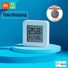 Xiaomi Mijia Thermometer 2 Wireless Smart Bluetooth LCD Digital Screen Hygrometer Temperature Humidity Sensor Work For Mijia APP