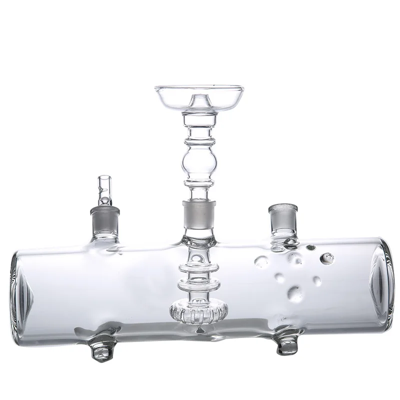 

HOOKAH HY brand new MP5 tank transparent glass hookah set shower design down stem smoking quiet