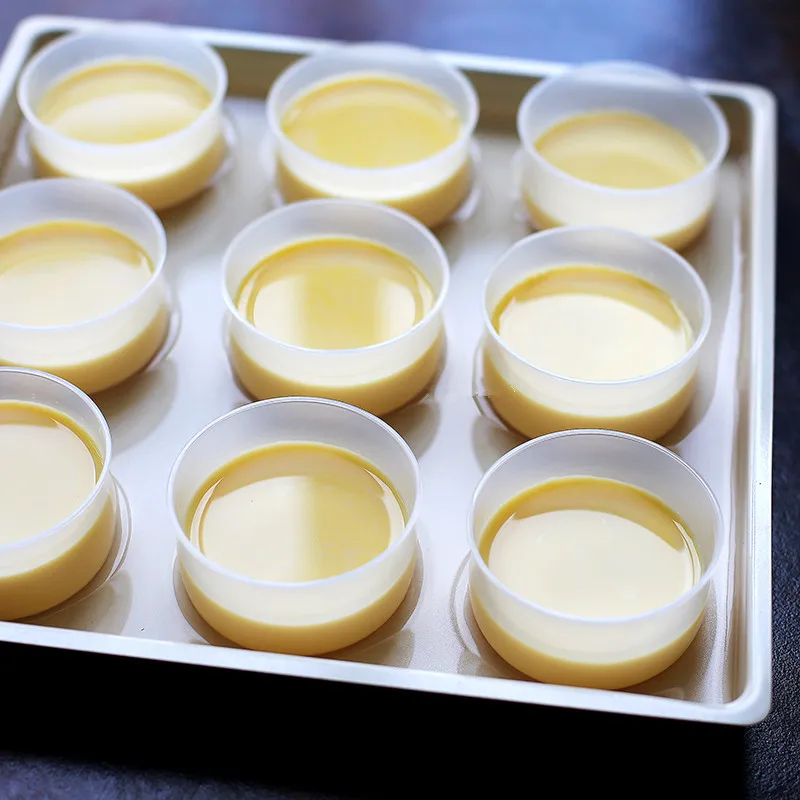 Высококачественные прозрачные u образные пластиковые чашки для выпечки желе 140