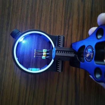 

5 Pin Optics Bow Light Adjustable LED Bow Light for Outdoor hunting Shooting Bow