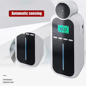 

Automatic Temperature Measurement Hand Washing Disinfection Liquid Hand Wash automatic induction spray disinfection machine F