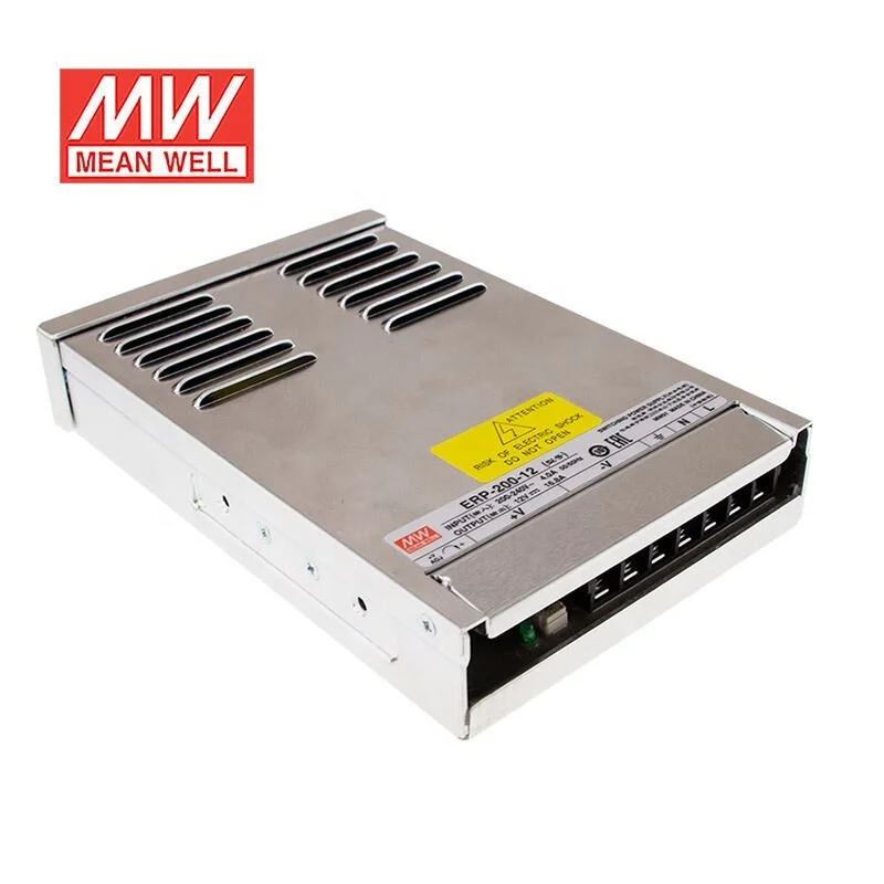 MEAN WELL ERP-200 12В 24В 200 Вт водонепроницаемая серия Светодиодная лента освещение LED