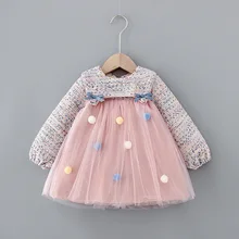 Новинка года; зимнее платье для маленьких девочек; милое бальное платье принцессы в клетку; вечерние платья для маленьких девочек; одежда для дня рождения