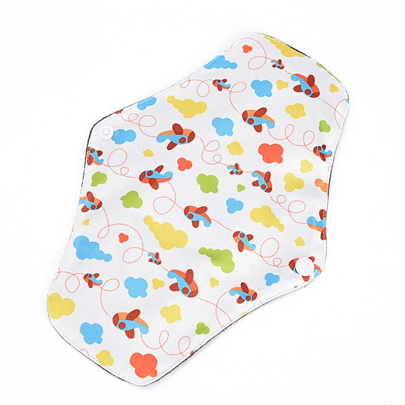 25*18cm 1Pc Menstrual Pads Cotton Bamboo Cloth Washable Sanitary Pad
