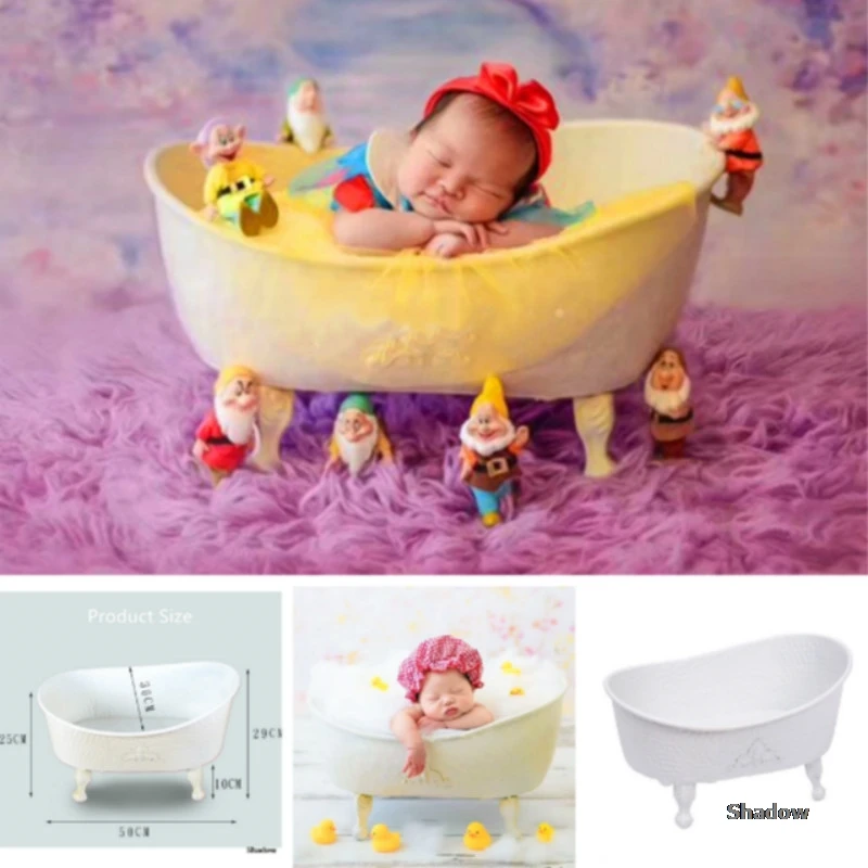 Newborn Photography Props Baby Posing Container Baby Photo Bathtub Infant Posing Shower Basket Creative Props Hot Accessory