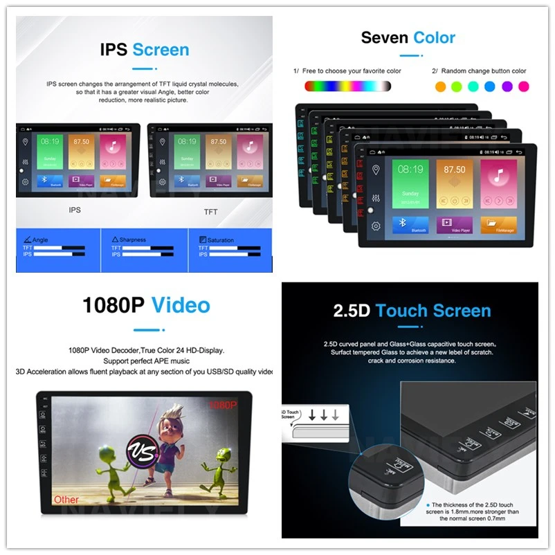 NaviFly For Toyota Camry 5 XV 30 2001 - 2006 Car Radio Multimedia Video Player Navigation GPS Android 10.0/9.0 No 2 din DVD NaviFly For Toyota Camry 5 XV 30 2001 - 2006 Car Radio Multimedia Video Player Navigation GPS Android 10.0/9.0 No 2 din DVD