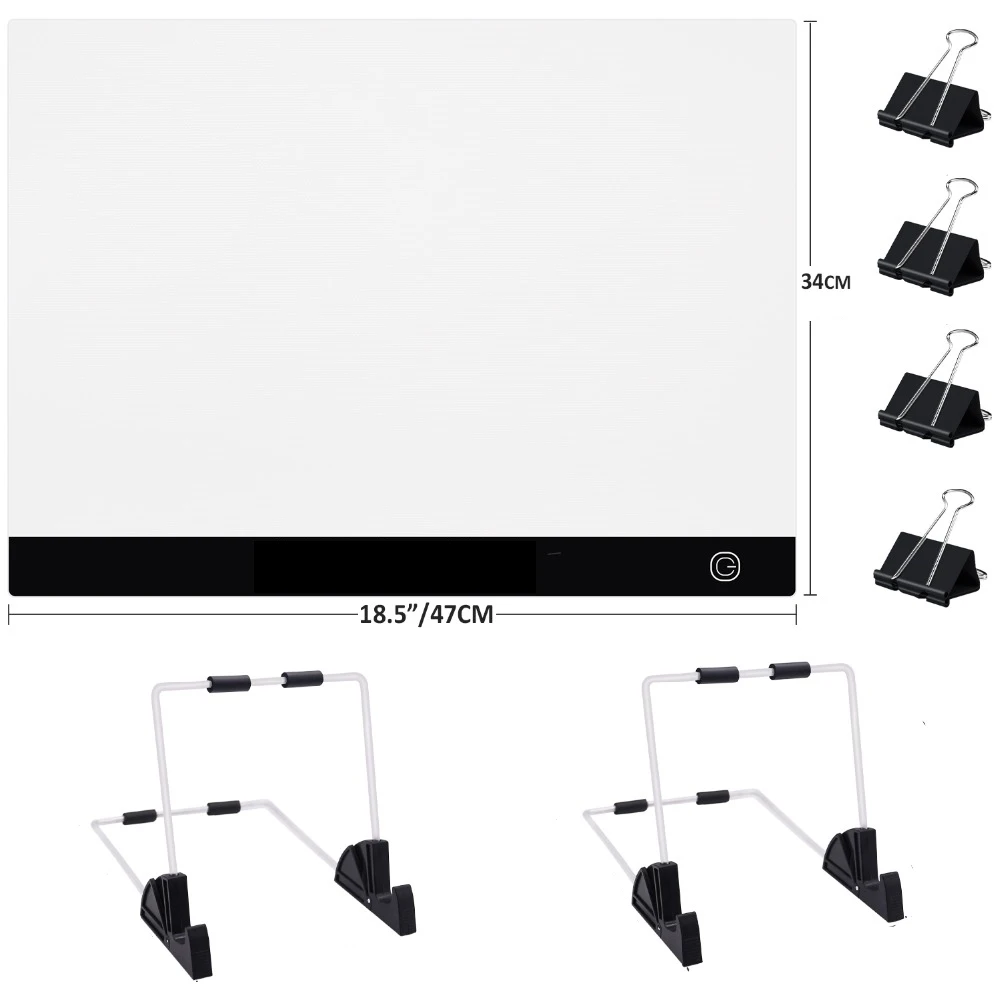 

A3 LED Light Tracing Pad Artcraft Light Box Large-size Painting Tablet for Diamond Painting Sketching USB Powered Light Board K